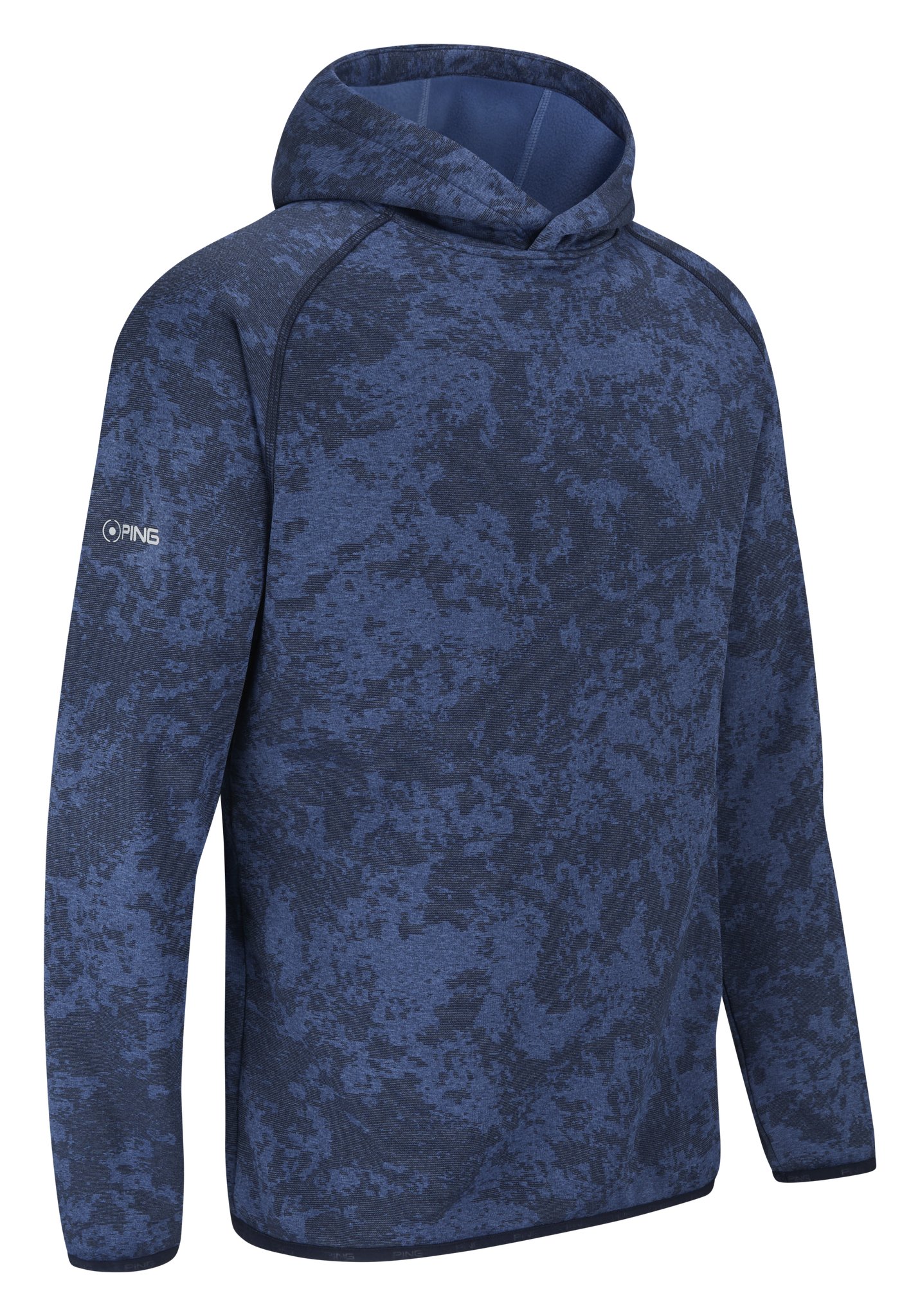 PING Saul pánská mikina, deep sea blue camo