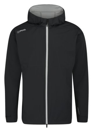 PING AquaDrive Waterproof Hooded pánská bunda, černá