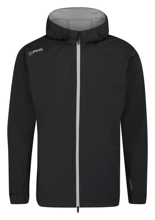 PING AquaDrive Waterproof Hooded pánská bunda, černá