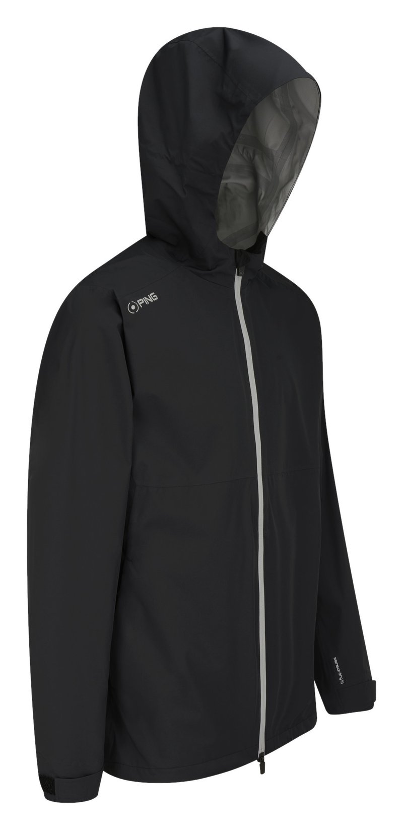 PING AquaDrive Waterproof Hooded pánská bunda, černá
