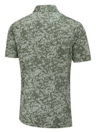 PING Marek Camo Jacquard pánské polo, jade multi