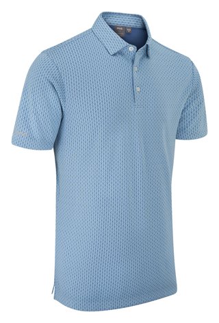 PING Hershel pánské polo, dusty blue multi