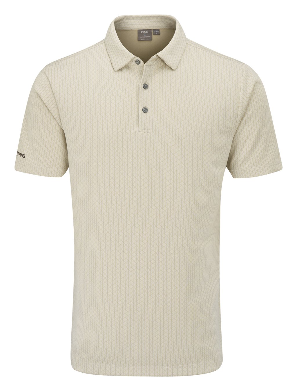PING Hershel pánské polo, egret multi