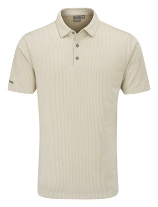 PING Hershel pánské polo, egret multi