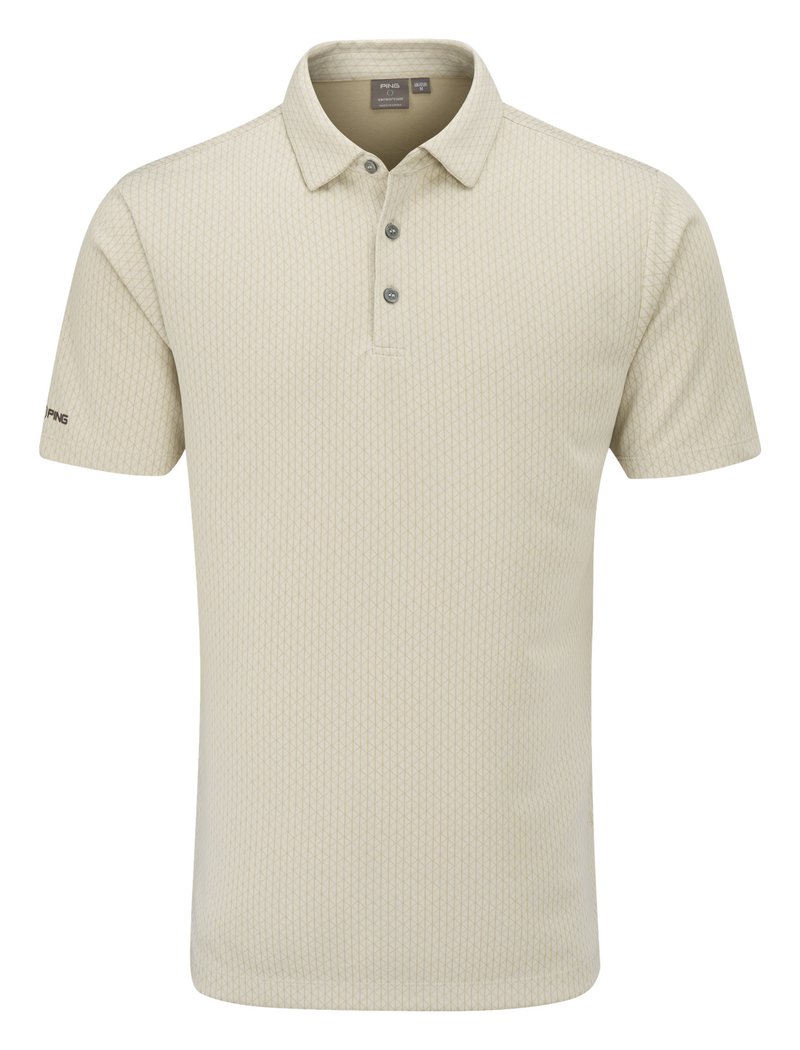 PING Hershel pánské polo, egret multi