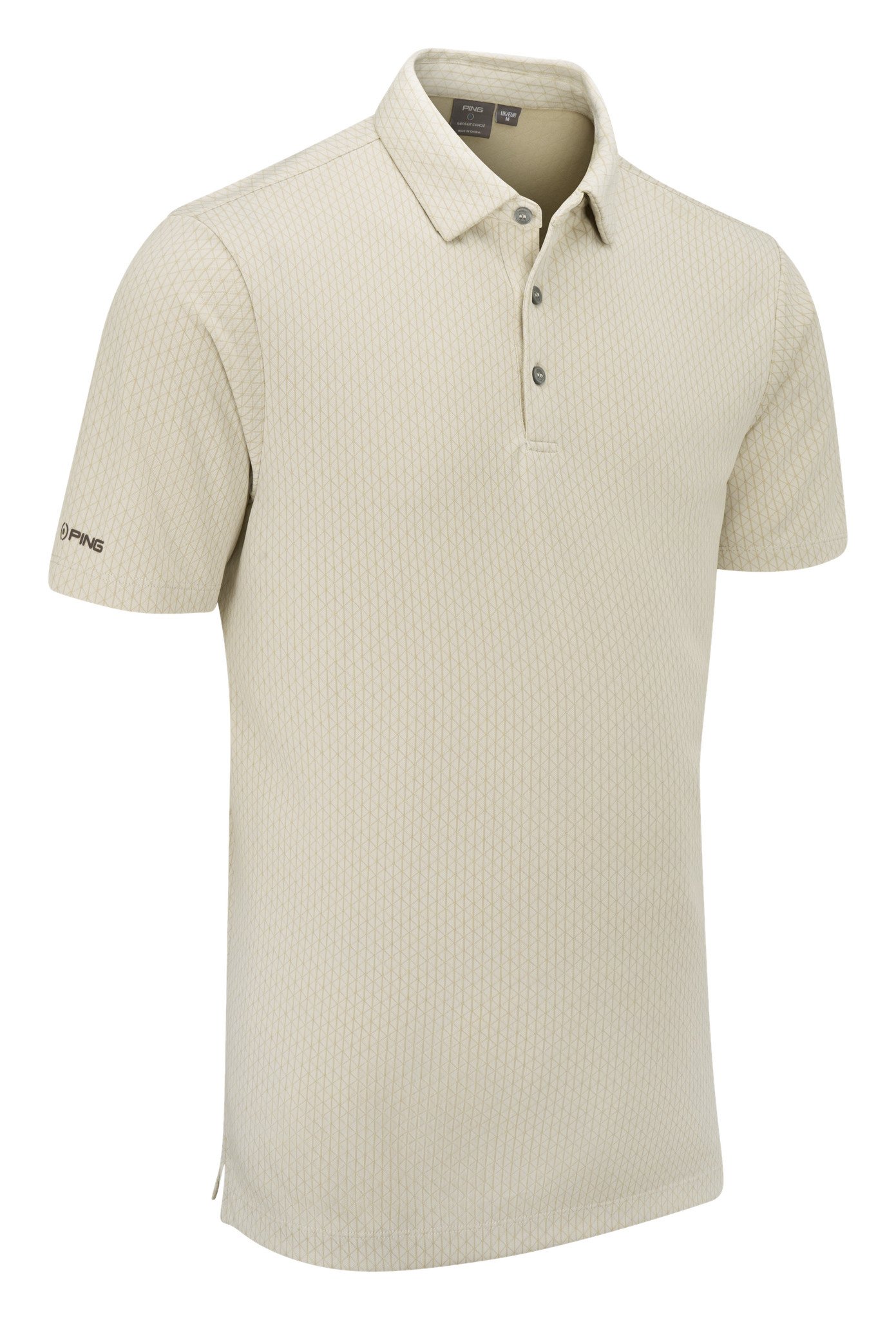 PING Hershel pánské polo, egret multi