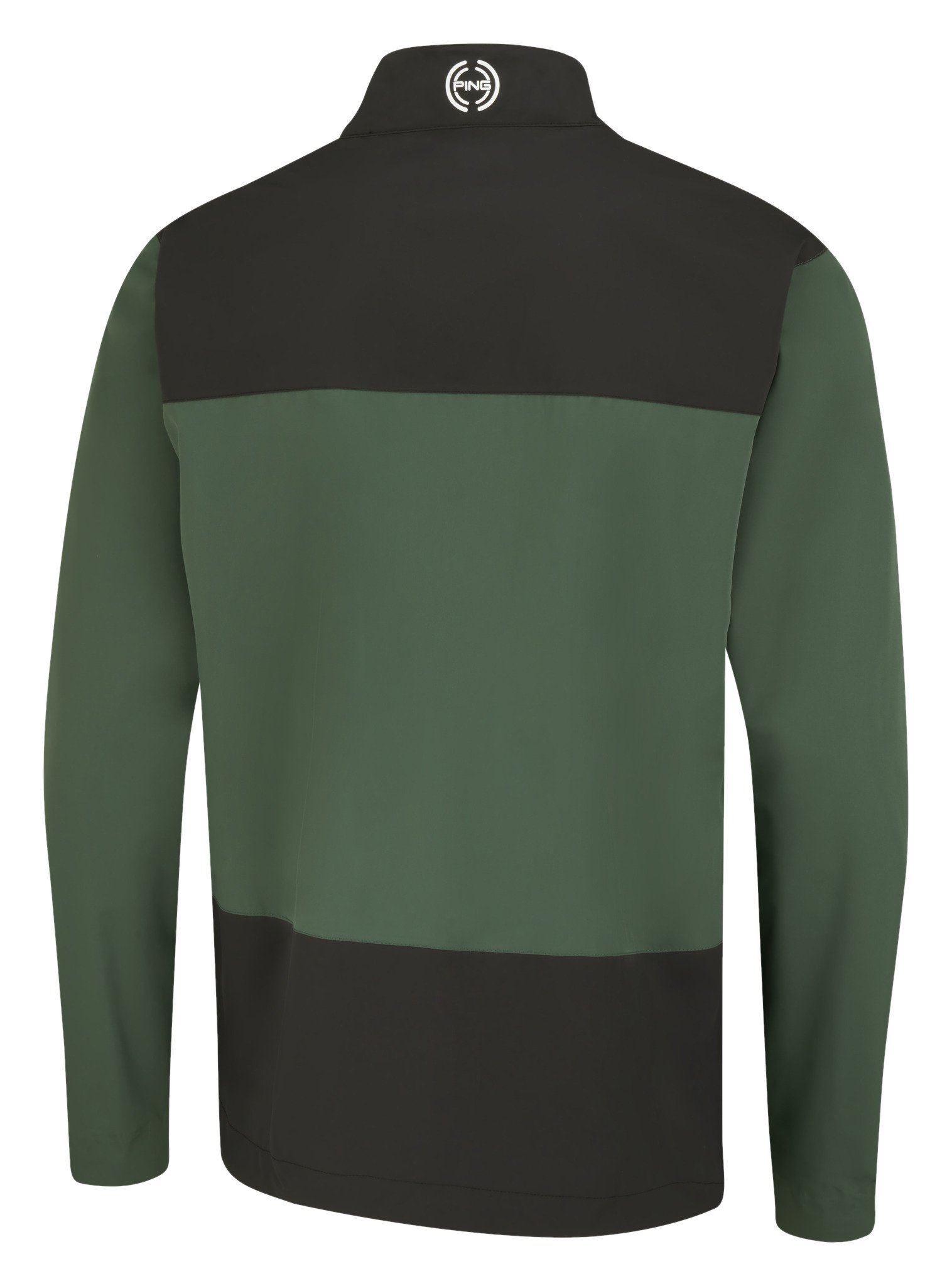 PING AquaDrive pánská bunda do větru i deště, gorse green/black