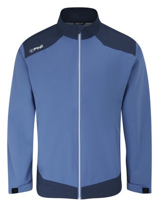 PING AquaDrive pánská bunda do deště, harbour blue/oxford blue