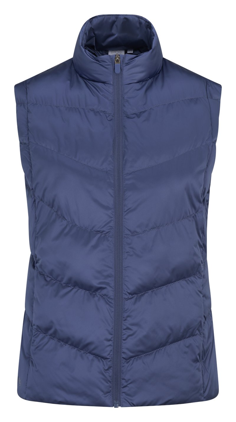 PING Annalise dámská vesta, blue indigo