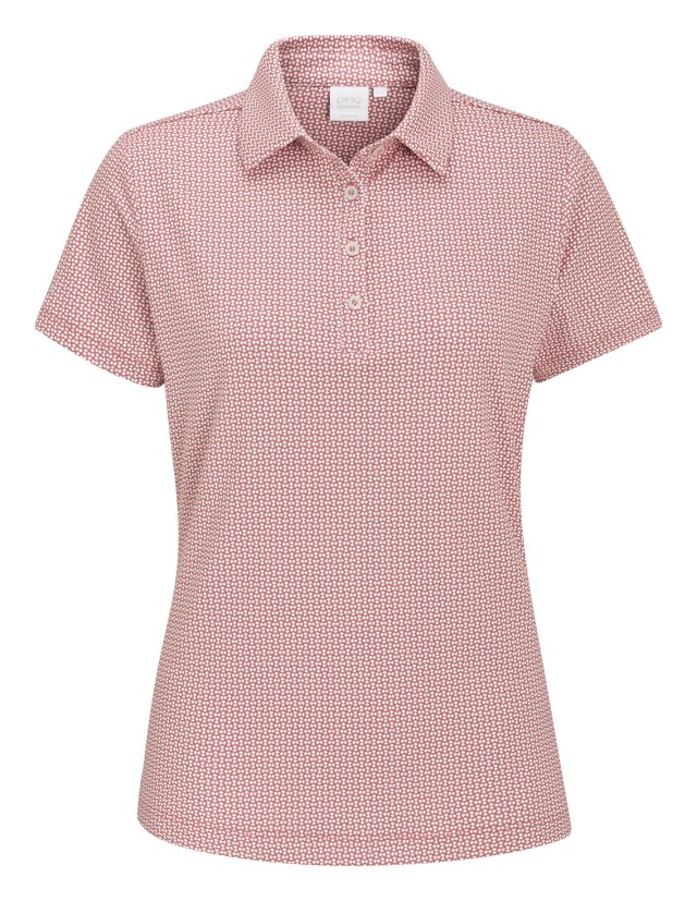 PING Mave dámské polo, coral blush/white