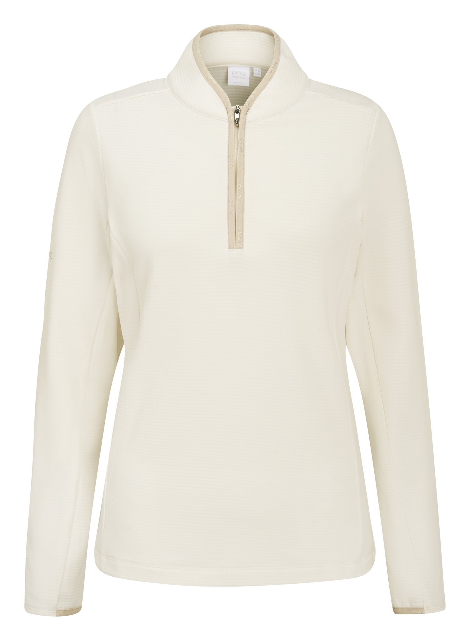 PING Abigale Performance Fleece dámská mikina, egret