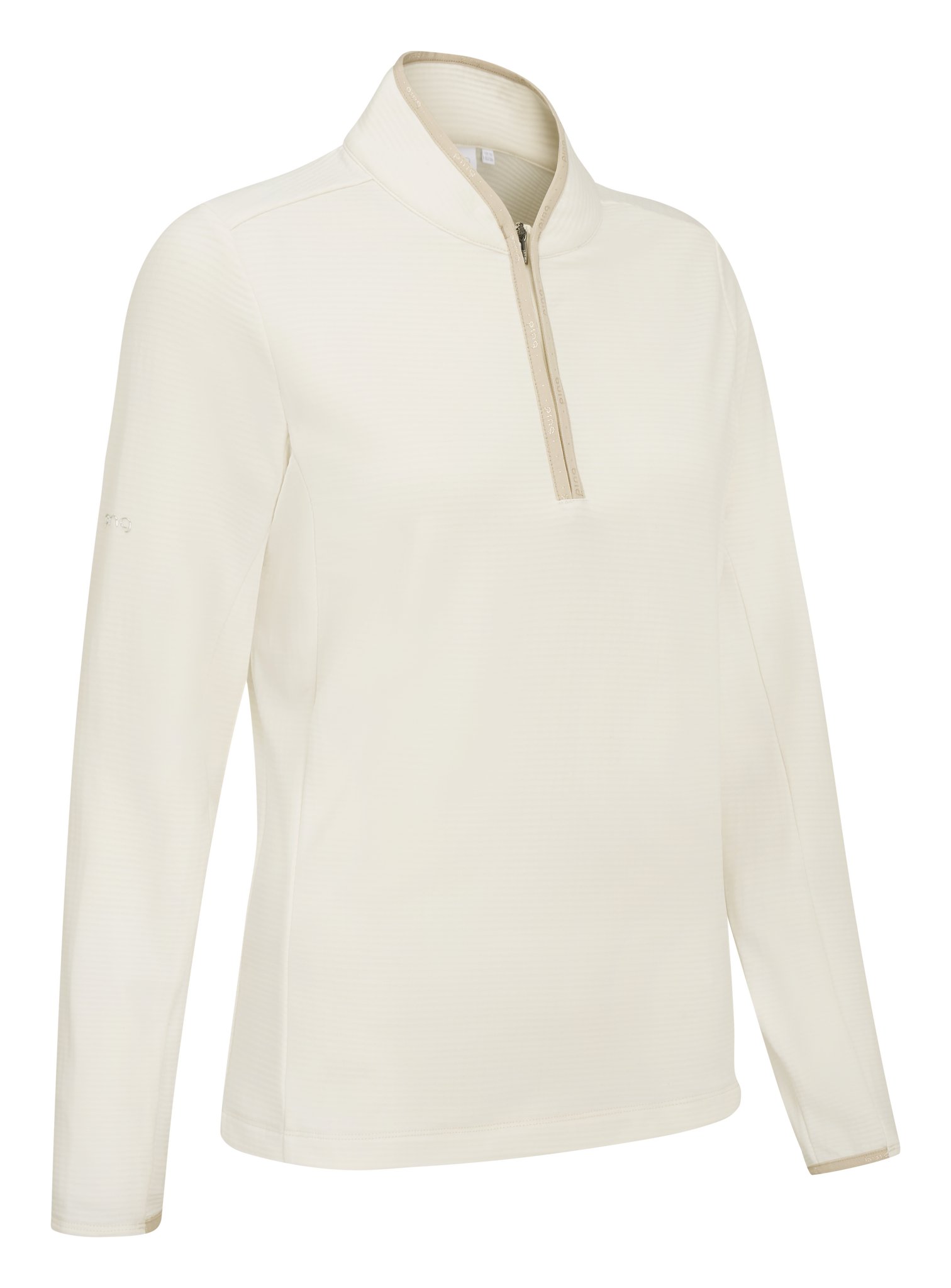 PING Abigale Performance Fleece dámská mikina, egret
