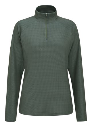 PING Jasmine Printed dámské triko s dlouhým rukávem, gorse green/laurel