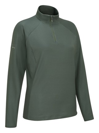 PING Jasmine Printed dámské triko s dlouhým rukávem, gorse green/laurel
