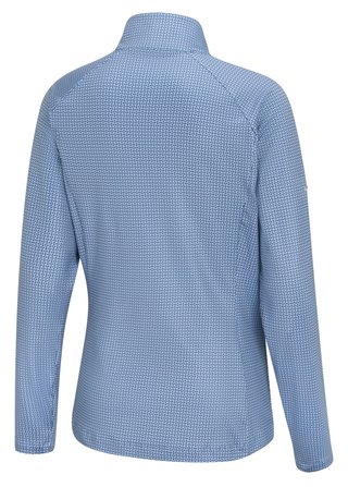 PING Jasmine Printed dámské triko s dlouhým rukávem, viola/blue indigo