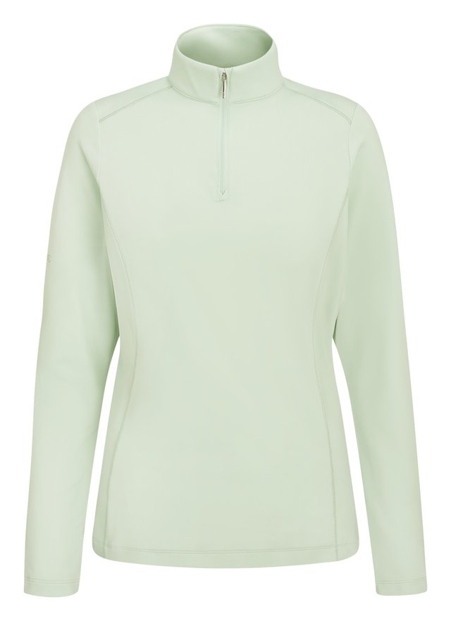 PING Aveline Half Zip dámské triko s dlouhým rukávem, jade