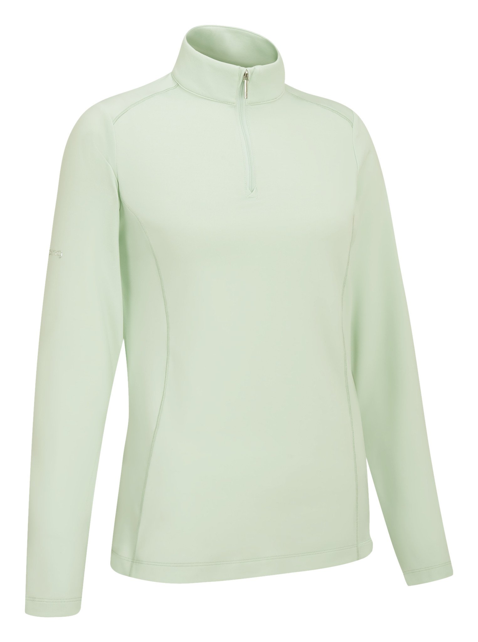 PING Aveline Half Zip dámské triko s dlouhým rukávem, jade