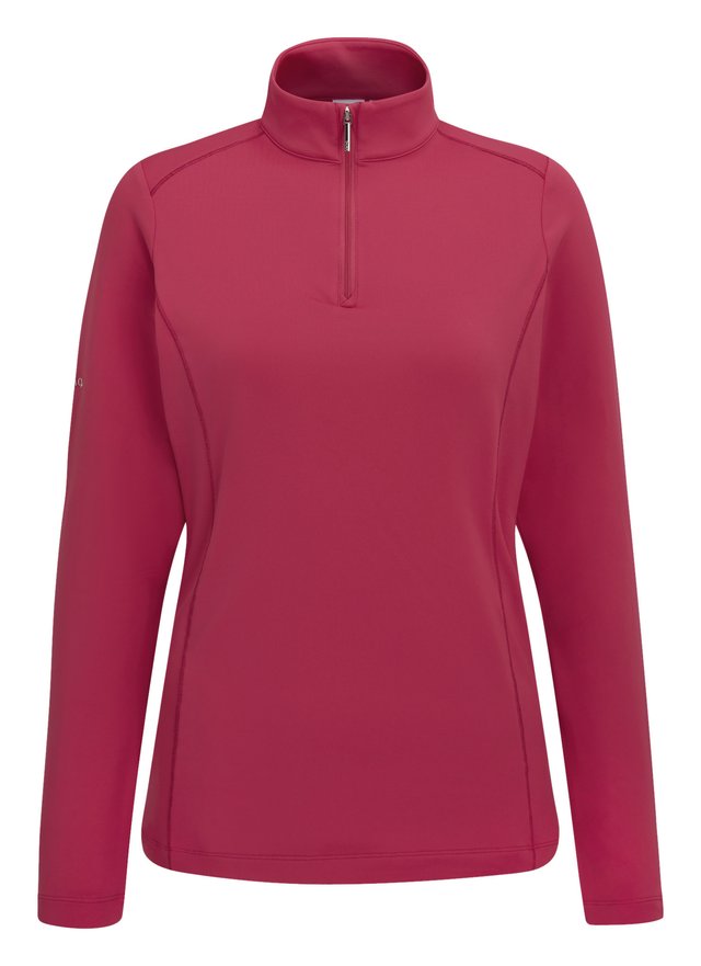 PING Aveline Half Zip dámské triko s dlouhým rukávem, freesia