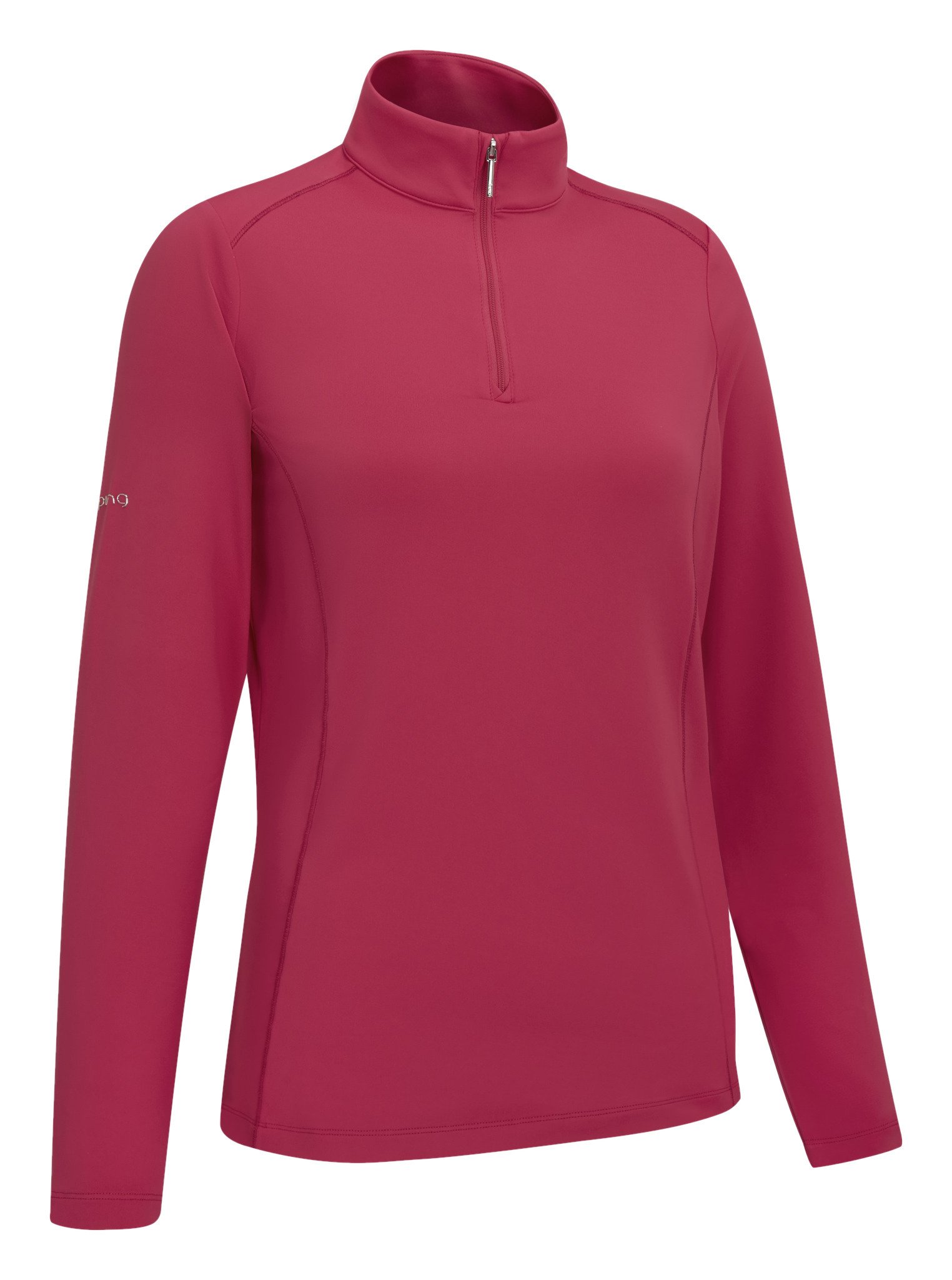 PING Aveline Half Zip dámské triko s dlouhým rukávem, freesia
