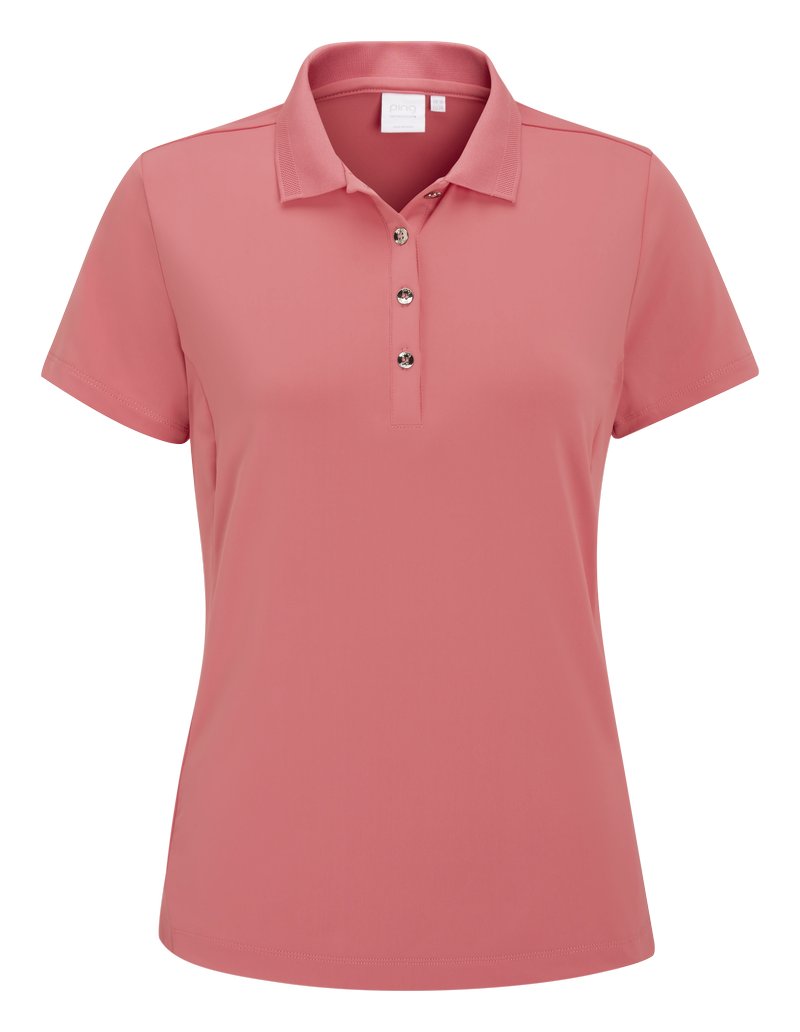 PING Sedona dámské polo, coral blush