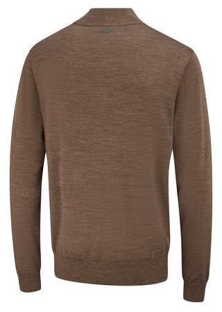 PING Dorset Quarter Zip pánská mikina, coffee marl