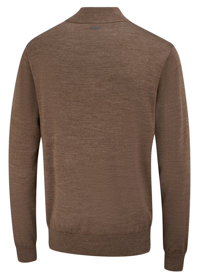 PING Dorset Quarter Zip pánská mikina, coffee marl