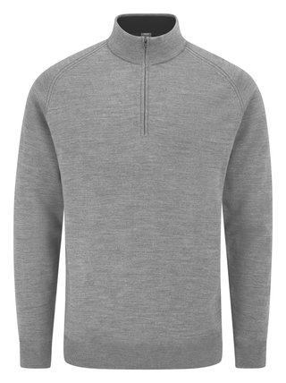 PING Hugh pánská mikina, french grey marl