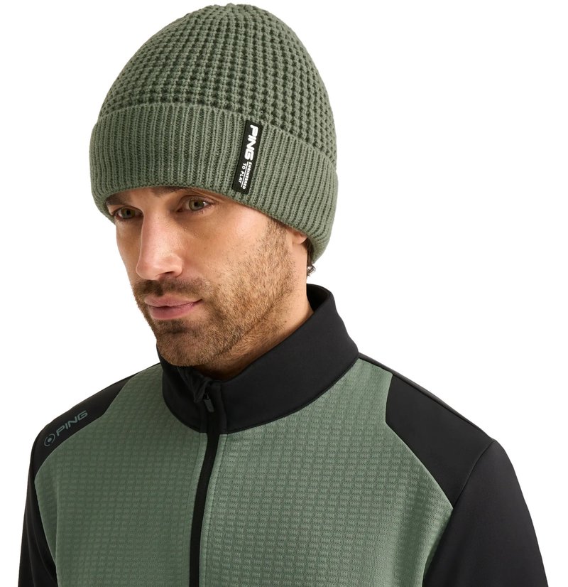 PING Quintin SensorWarm Knit pánská čepice, laurel