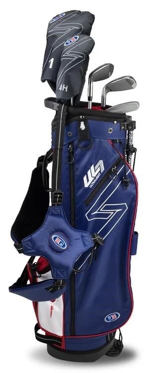 U.S. Kids Golf UL7-57 (145cm) W15 junior golfový set, grafit, stand bag