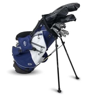 U.S. Kids Golf TS6-48 (122cm) junior golfový set, grafit, stand bag, navy/white/grey