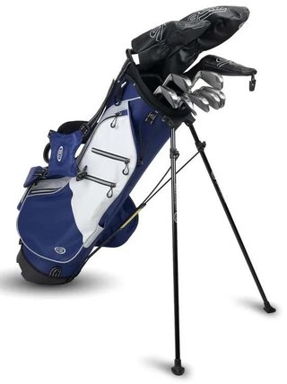 U.S. Kids Golf TS6-66 (167+cm) 10-Club junior golfový set, grafit, +stand bag, navy/white/grey