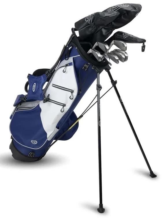 U.S. Kids Golf TS6-66 (167+cm) 10-Club junior golfový set, grafit, +stand bag, navy/white/grey