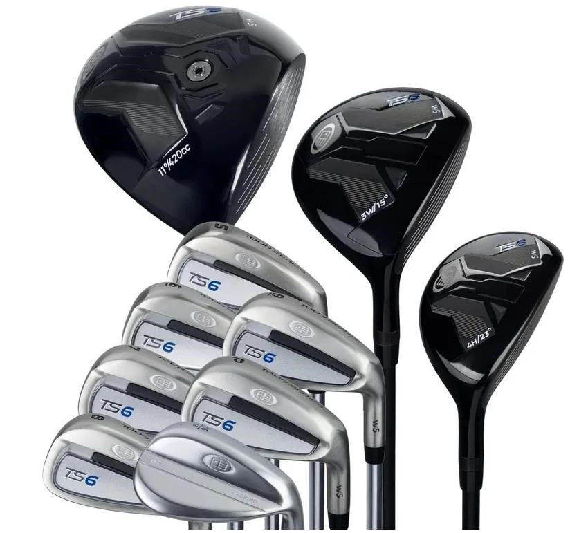 U.S. Kids Golf TS6-66 (167+cm) 10-Club junior golfový set, grafit, +stand bag, navy/white/grey