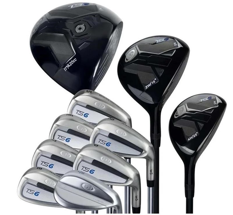 U.S. Kids Golf TS6-66 (167+cm) 10-Club junior golfový set, grafit, +stand bag, navy/white/grey