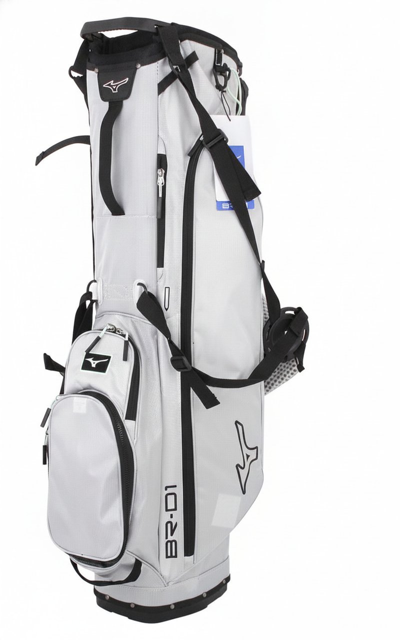 Mizuno BR-D1 stand bag, světle šedý