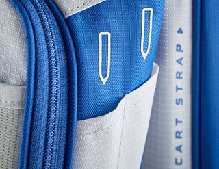 Mizuno BR-D3 cart bag, brilliant modrá/šedá