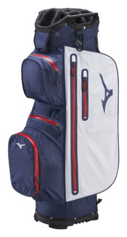 Mizuno BR-DRI cart bag, navy/červený