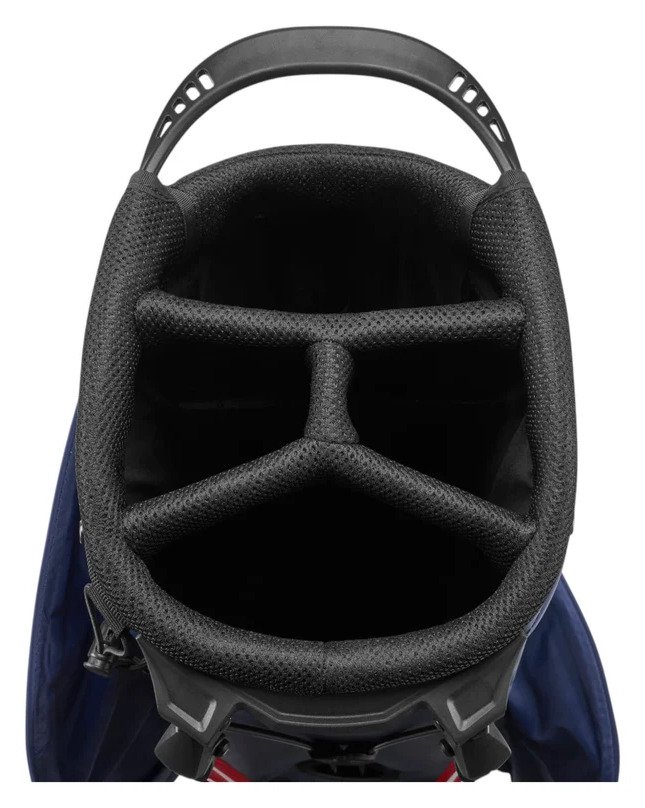 Mizuno BR-DRI stand bag, námořnická/červená