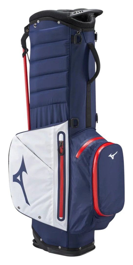 Mizuno BR-DRI stand bag, námořnická/červená