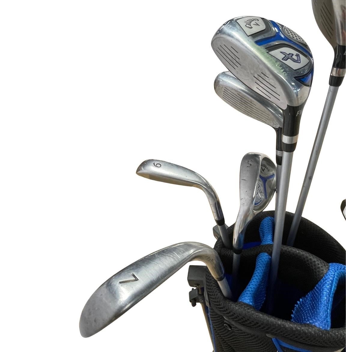 DEMO Callaway XJ3 Blue dětský golfový set, 135-155cm, levý