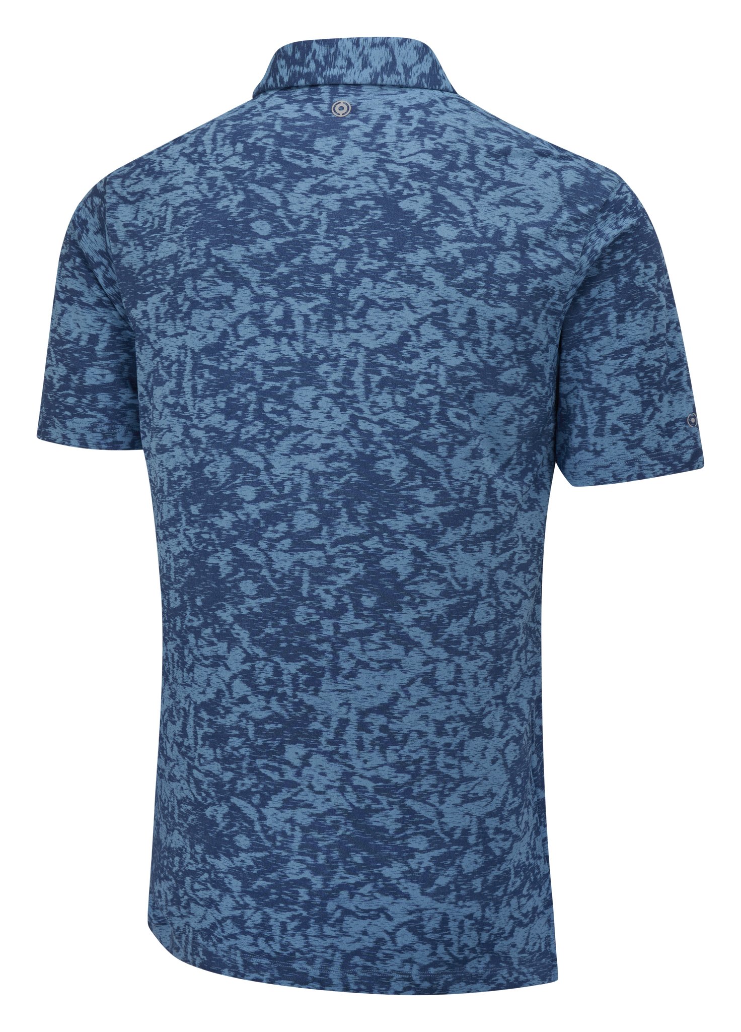PING Marek Camo Jacquard pánské polo, infinity blue multi