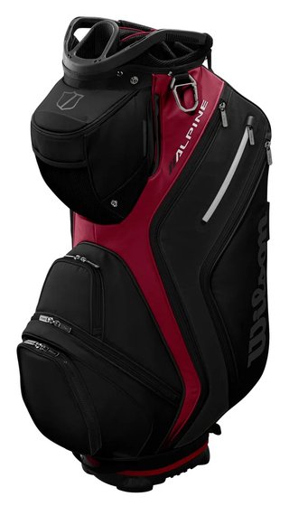 Wilson Alpine cart bag, černo/červený