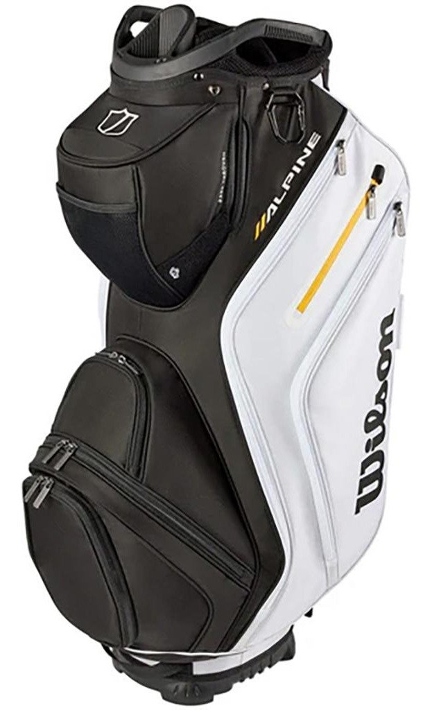 Wilson Alpine cart bag, černo/bílo/oranžový