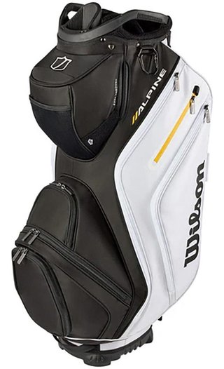 Wilson Alpine cart bag, černo/bílo/oranžový