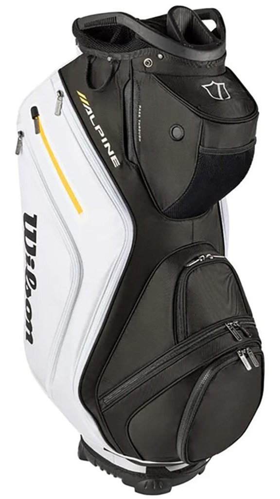 Wilson Alpine cart bag, černo/bílo/oranžový