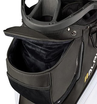 Wilson Alpine cart bag, černo/bílo/oranžový