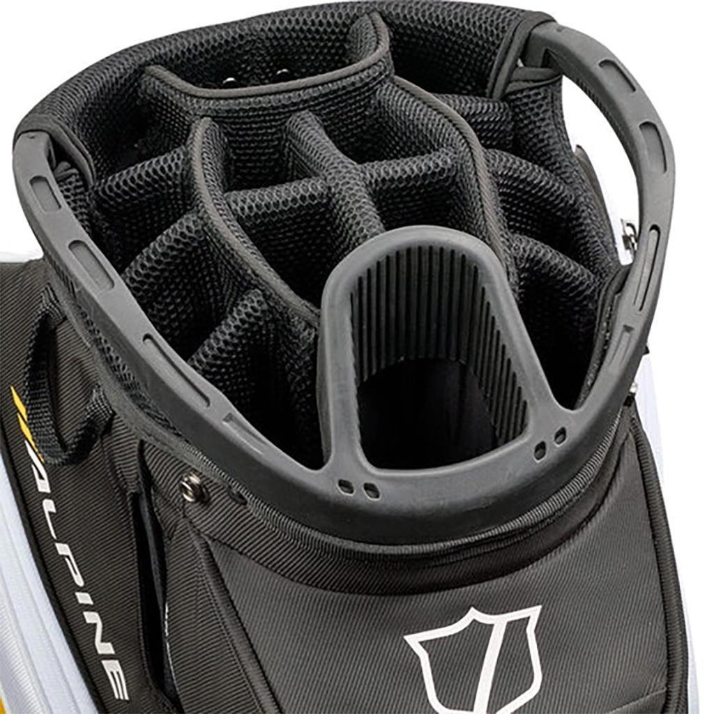 Wilson Alpine cart bag, černo/bílo/oranžový