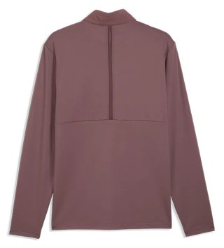 Puma Cloudspun Tech Hybrid 1/2 Zip pánská bunda, rich cocoa