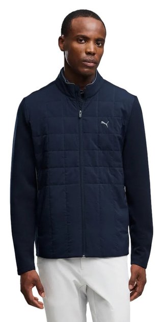 Puma Cloudspun Fleece Hybrid pánská bunda, deep navy