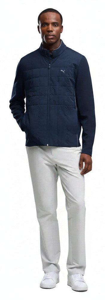 Puma Cloudspun Fleece Hybrid pánská bunda, deep navy